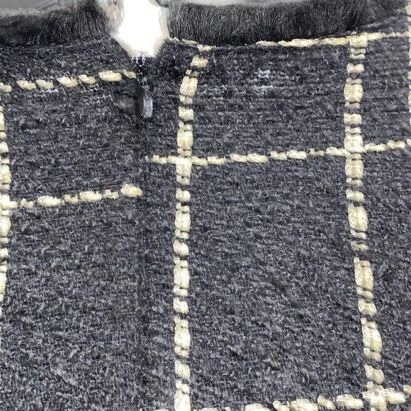 Shein black tweed style shift dress size large - Picture 10 of 10